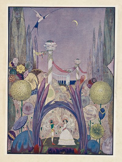 Tommelise Hun burde være dronning af alle blomster. af Harry Clarke