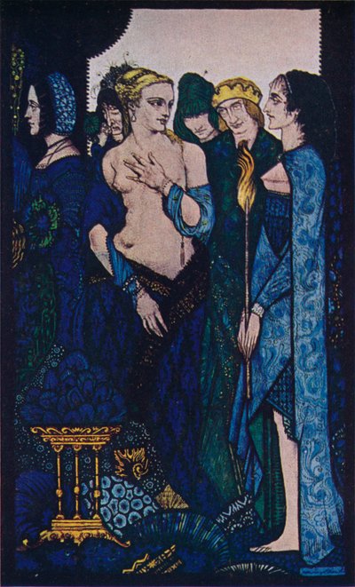 Vi navngav Lucrezia Crivelli og Titians Lady, c1910 af Harry Clarke