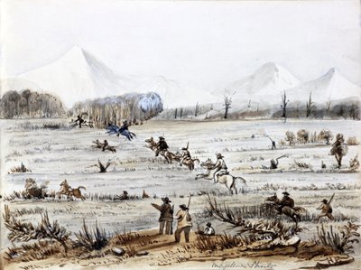 Rævejagt, Magellanstrædet (Chile) af Harry Edmond Edgell