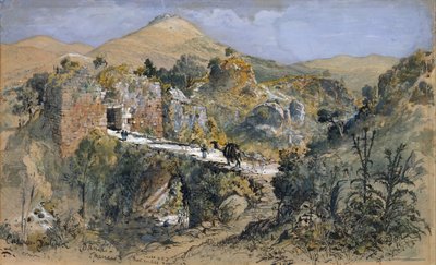 Caesarea Philippi Banias. af Harry Fenn