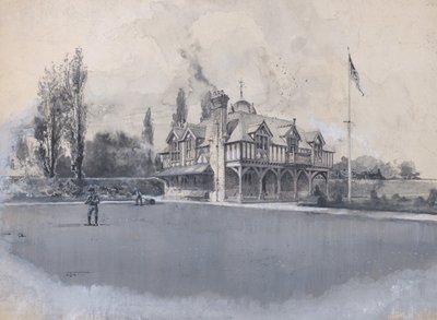 Atletikklubben på Bowling Green, ca. 1900. af Harry Fenn