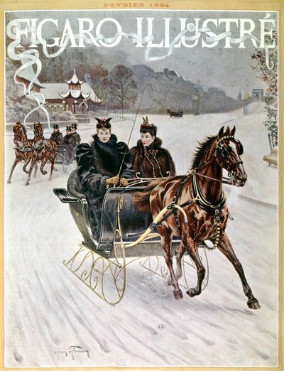 Slæde på sneen af Harry Finney