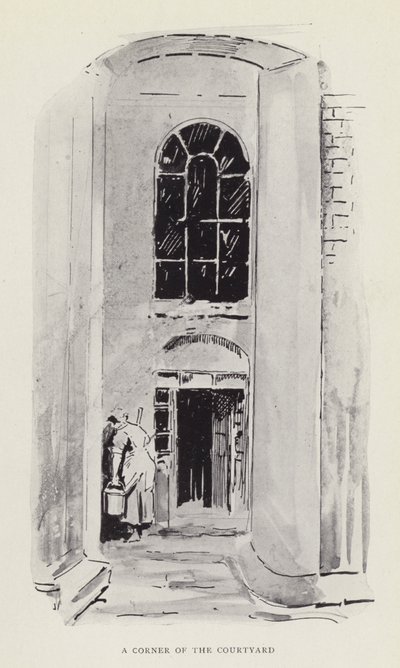 Et hjørne af gården af Harry Furniss