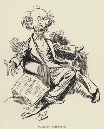Algernon Swinburne af Harry Furniss