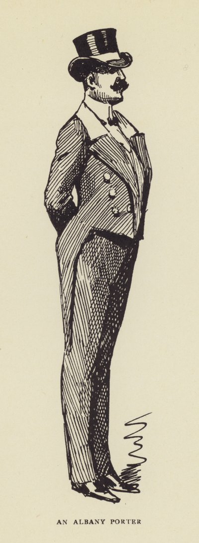 En Albany Porter af Harry Furniss