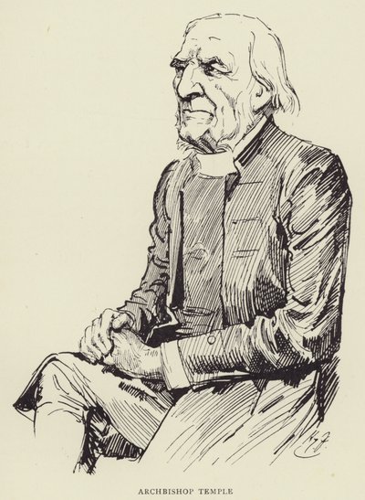 Ærkebiskop Temple af Harry Furniss