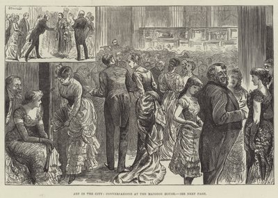 Art in the City, Conversazione på Mansion House af Harry Furniss