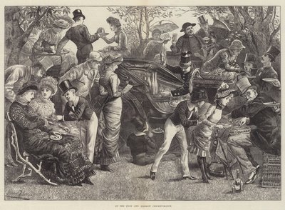 Ved Eton og Harrow Cricket-kampen af Harry Furniss