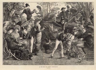 Ved Eton og Harrow cricketkampen af Harry Furniss