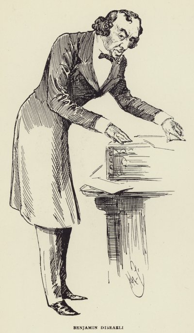 Benjamin disraeli af Harry Furniss