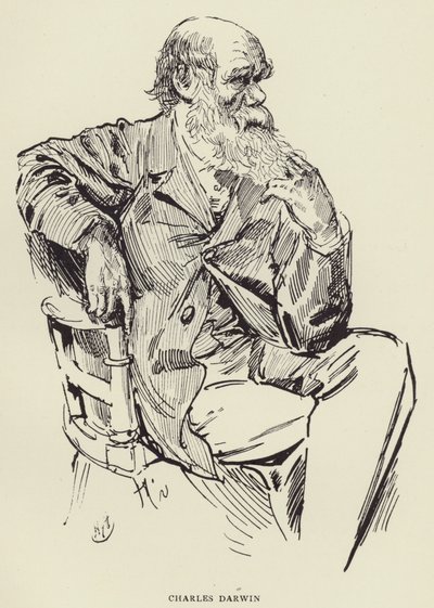 Charles Darwin af Harry Furniss