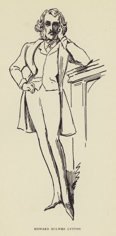 Edward Bulwer Lytton af Harry Furniss