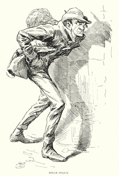 Illustration til store forventninger af Charles Dickens (litho) af Harry Furniss