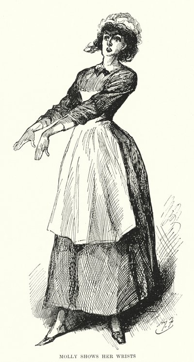 Illustration til store forventninger af Charles Dickens (litho) af Harry Furniss