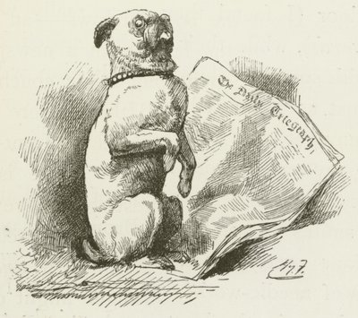 Illustration til Sylvie og Bruno af Lewis Carroll af Harry Furniss
