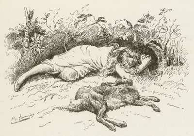 Illustration til Sylvie og Bruno af Lewis Carroll af Harry Furniss