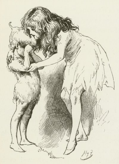 Illustration til Sylvie og Bruno af Lewis Carroll af Harry Furniss