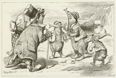 Illustration til Sylvie og Bruno af Lewis Carroll af Harry Furniss