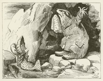 Illustration til Sylvie og Bruno af Lewis Carroll af Harry Furniss