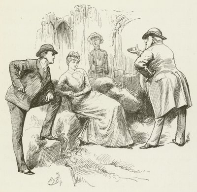 Illustration til Sylvie og Bruno af Lewis Carroll af Harry Furniss