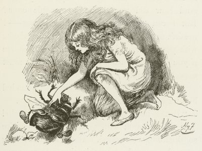 Illustration til Sylvie og Bruno af Lewis Carroll af Harry Furniss