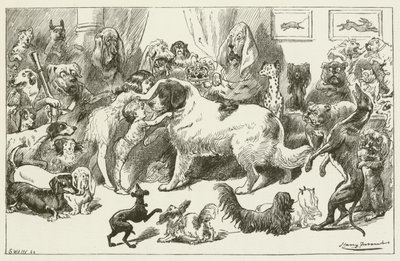 Illustration til Sylvie og Bruno af Lewis Carroll af Harry Furniss