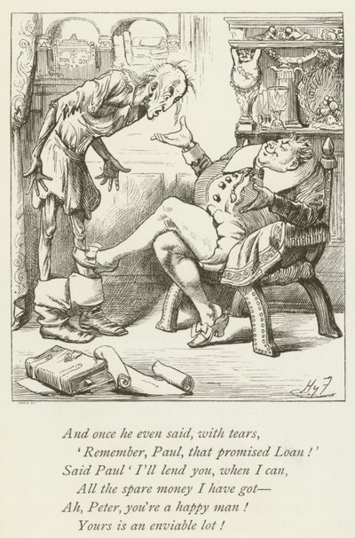 Illustration til Sylvie og Bruno af Lewis Carroll af Harry Furniss