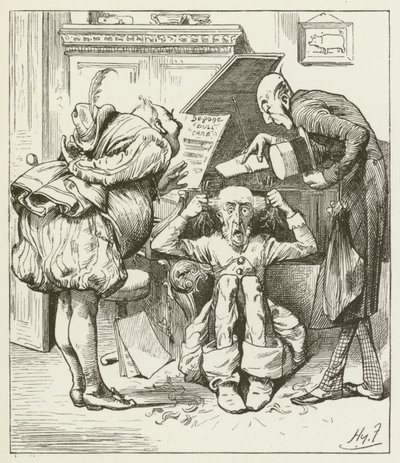 Illustration til Sylvie og Bruno af Lewis Carroll af Harry Furniss