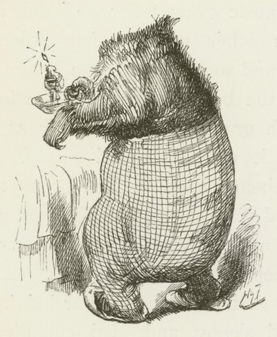 Illustration til Sylvie og Bruno af Lewis Carroll af Harry Furniss