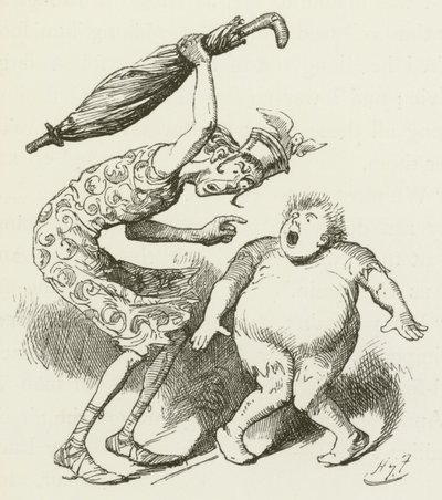 Illustration til Sylvie og Bruno af Lewis Carroll af Harry Furniss