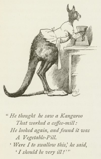 Illustration til Sylvie og Bruno af Lewis Carroll af Harry Furniss
