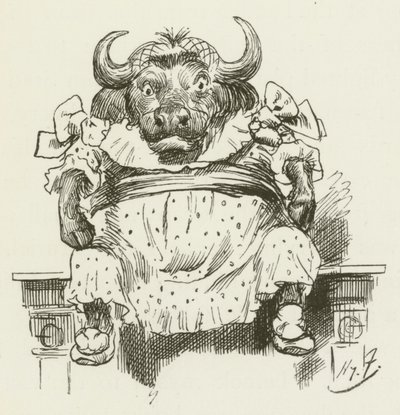 Illustration til Sylvie og Bruno af Lewis Carroll af Harry Furniss