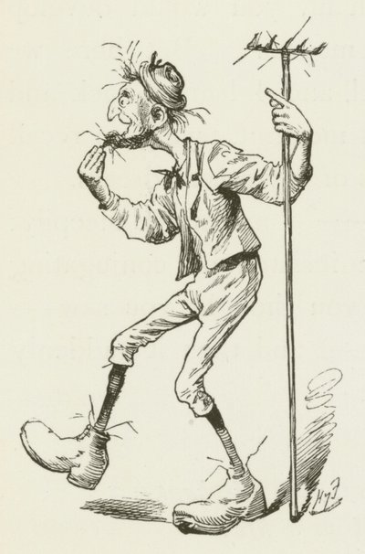 Illustration til Sylvie og Bruno af Lewis Carroll af Harry Furniss
