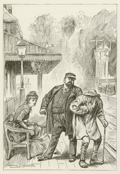 Illustration til Sylvie og Bruno af Lewis Carroll af Harry Furniss