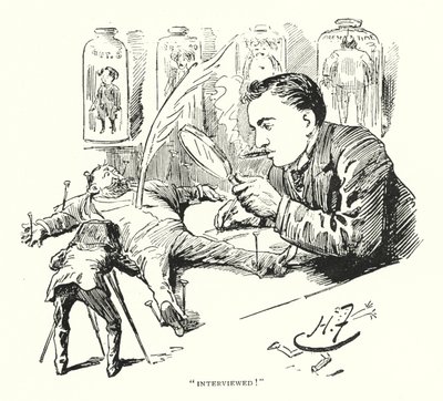"Interviewet!" (litho) af Harry Furniss