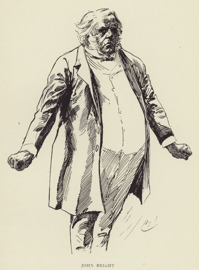 John Bright af Harry Furniss