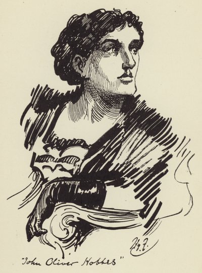 John Oliver Hobbes af Harry Furniss