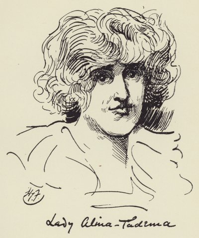 Lady Alma Tadema af Harry Furniss