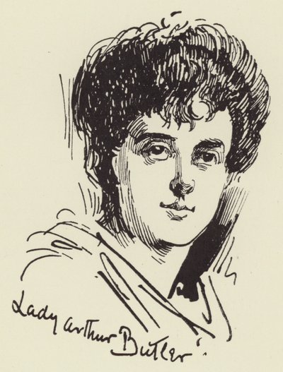 Lady Arthur Butler af Harry Furniss