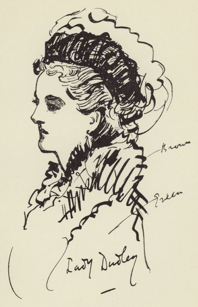 Lady Dudley af Harry Furniss