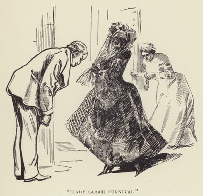 Lady Sarah Furnival af Harry Furniss