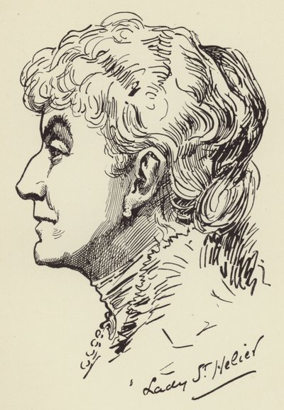 Lady St Helier af Harry Furniss