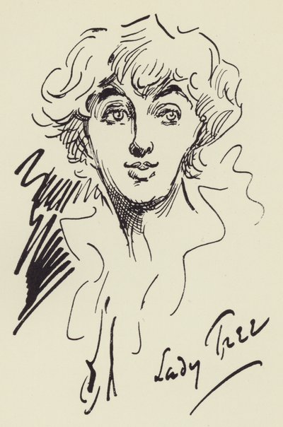 Lady træ af Harry Furniss