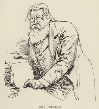 Lord Iddesleigh af Harry Furniss