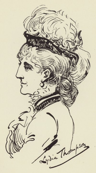 Lydia Thompson af Harry Furniss