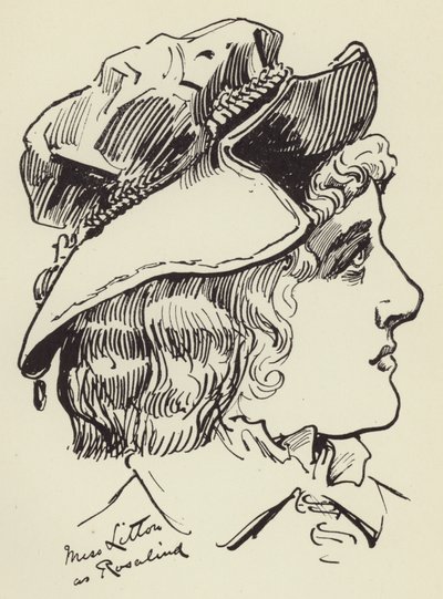 Miss Litton som Rosalind af Harry Furniss