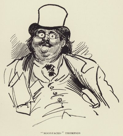 Thompson med måneansigt af Harry Furniss