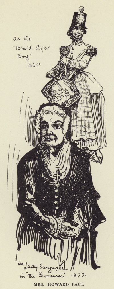 Fru Howard Paul af Harry Furniss