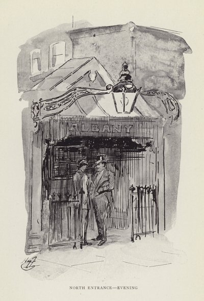 Nordindgang, aften af Harry Furniss