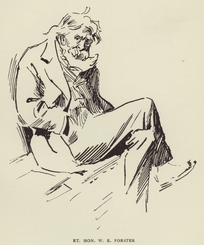 Højre ærede W E Forster af Harry Furniss